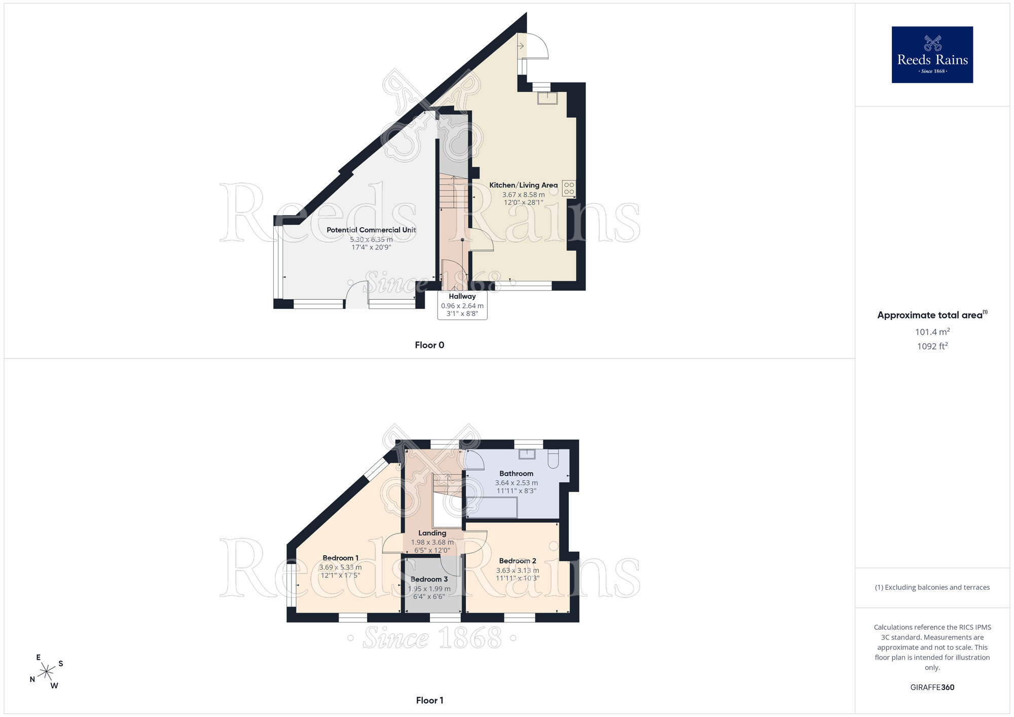 Floorplan of 3 bedroom End Terrace House for sale, MacDonald Street, Liverpool, Merseyside, L15