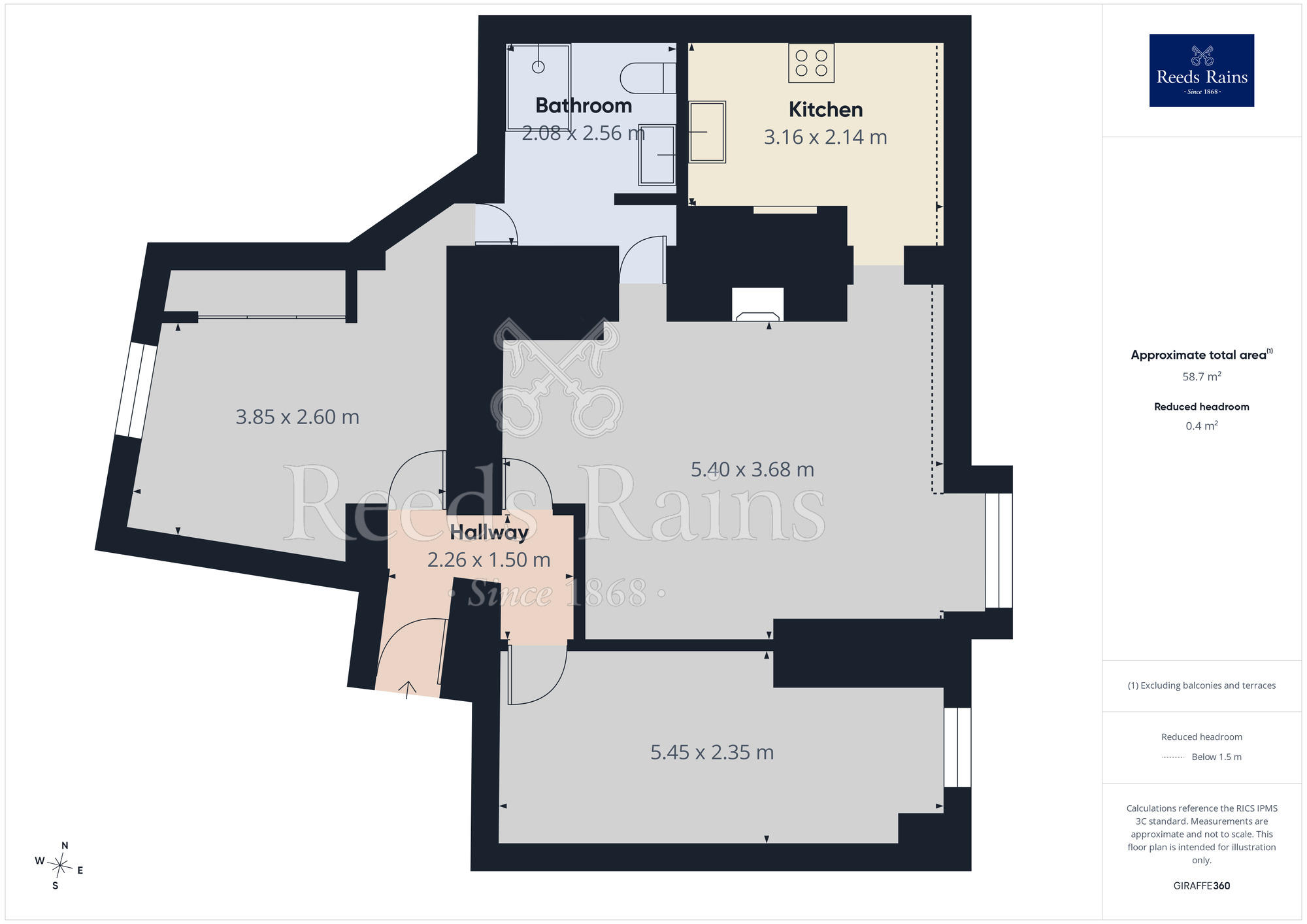 Floorplan of 2 bedroom Flat to rent, North John Street, Liverpool, Merseyside, L2