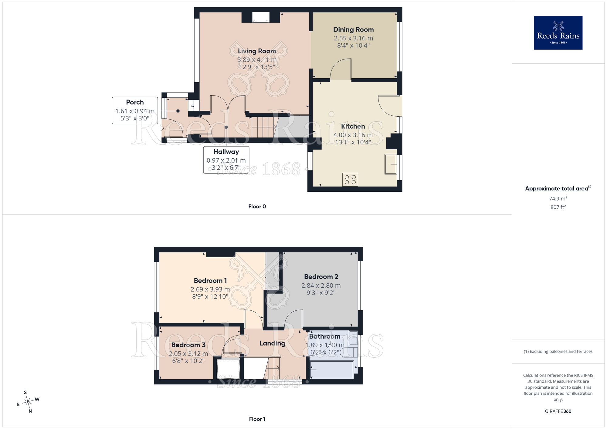 Floorplan of 3 bedroom Semi Detached House for sale, Apollo Way, Bootle, Merseyside, L30