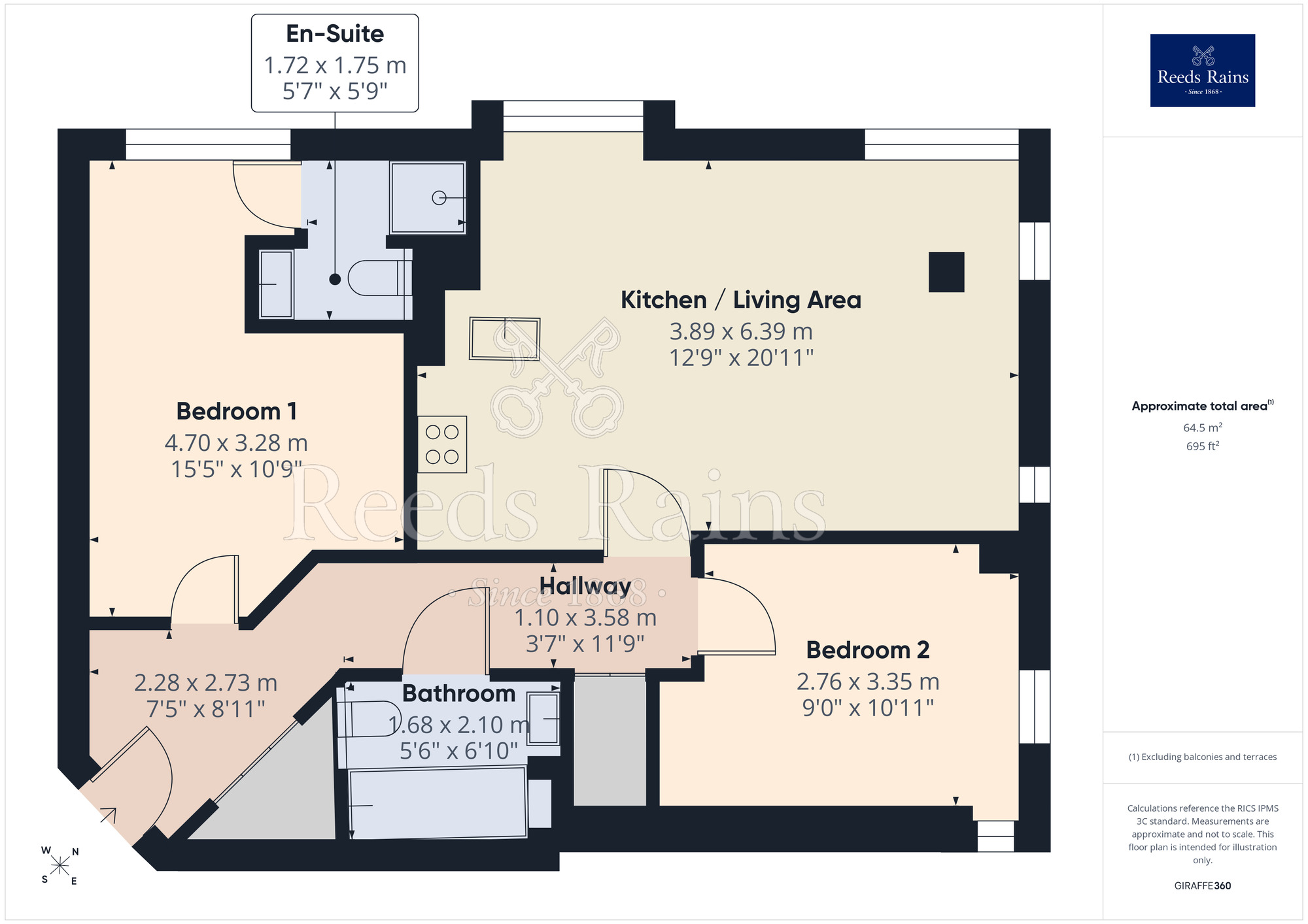 Floorplan of 2 bedroom Flat for sale, Bixteth Street, Liverpool, Merseyside, L3