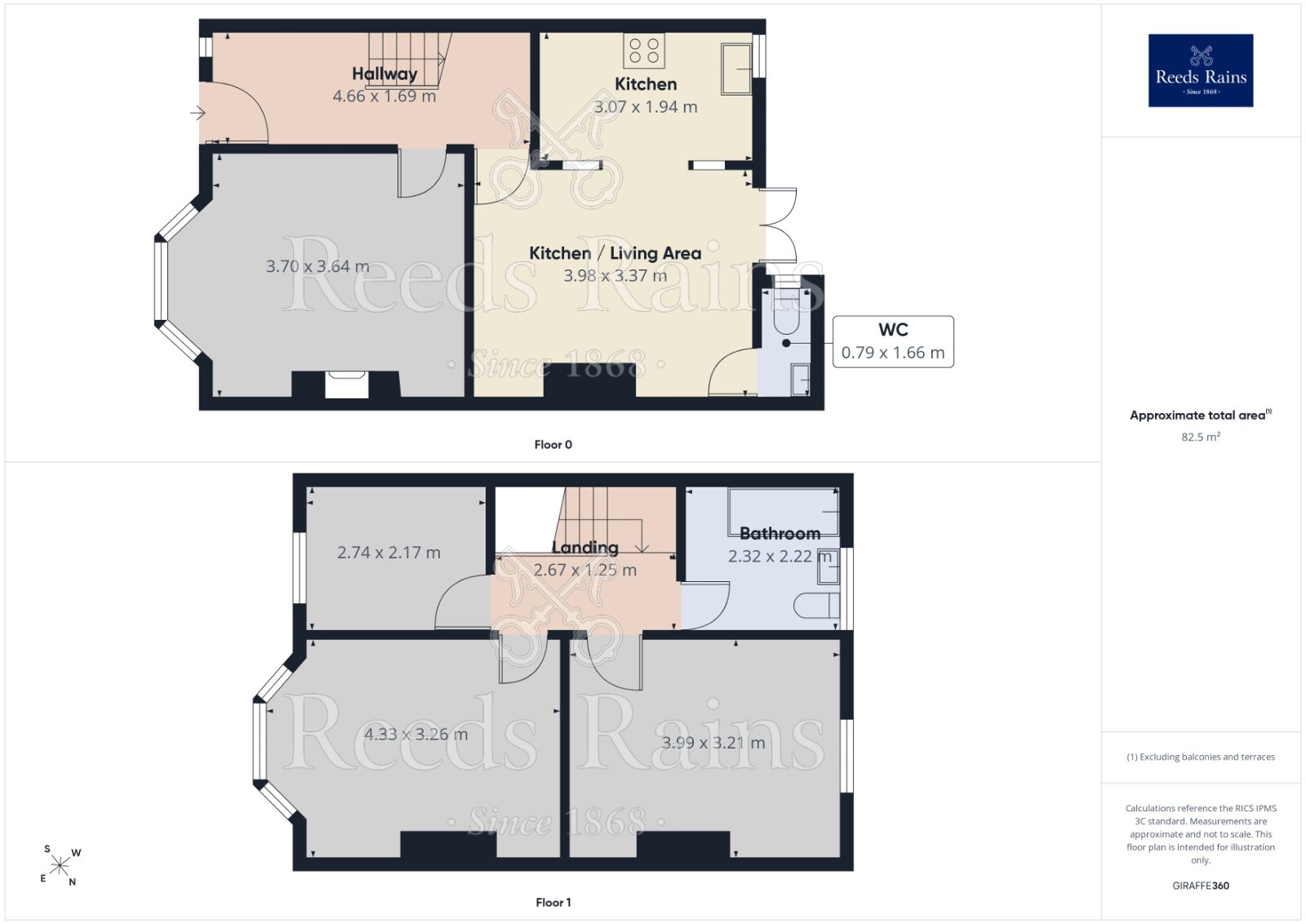 Floorplan of 3 bedroom Mid Terrace House to rent, Stormont Road, Liverpool, Merseyside, L19