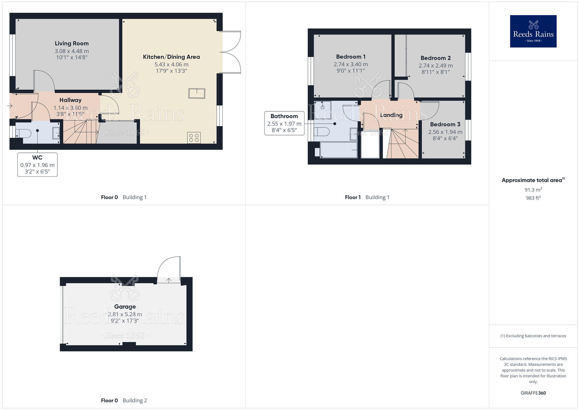 Floorplan of 3 bedroom Detached House for sale, Raffia Way, Walton, Merseyside, L9