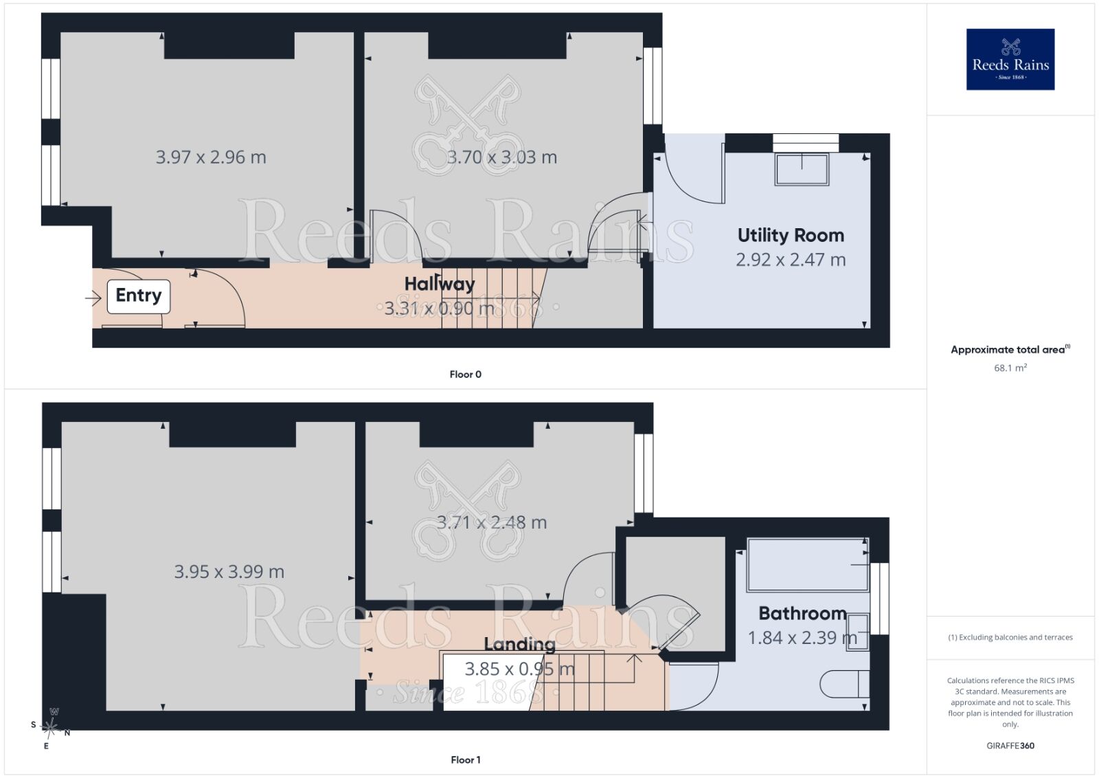 Floorplan of 2 bedroom Mid Terrace House for sale, Hemans Street, Bootle, Merseyside, L20