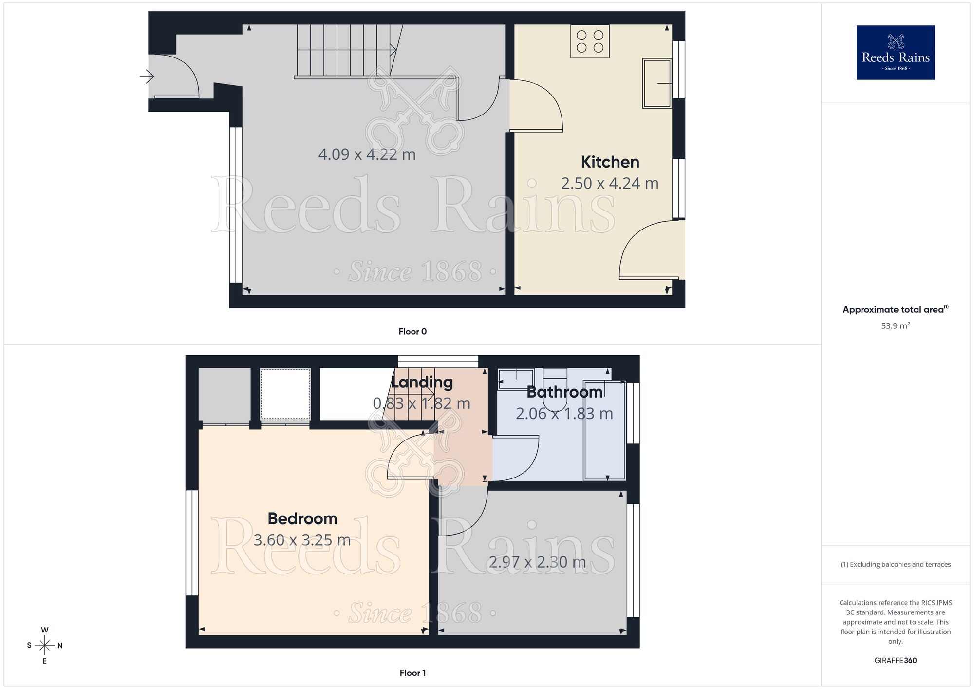 Floorplan of 2 bedroom End Terrace House for sale, Minster Court, Liverpool, Merseyside, L7