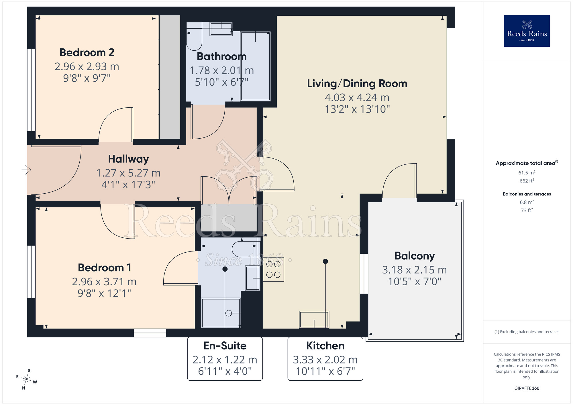 Floorplan of 2 bedroom Flat for sale, Hurst Street, Liverpool, Merseyside, L1