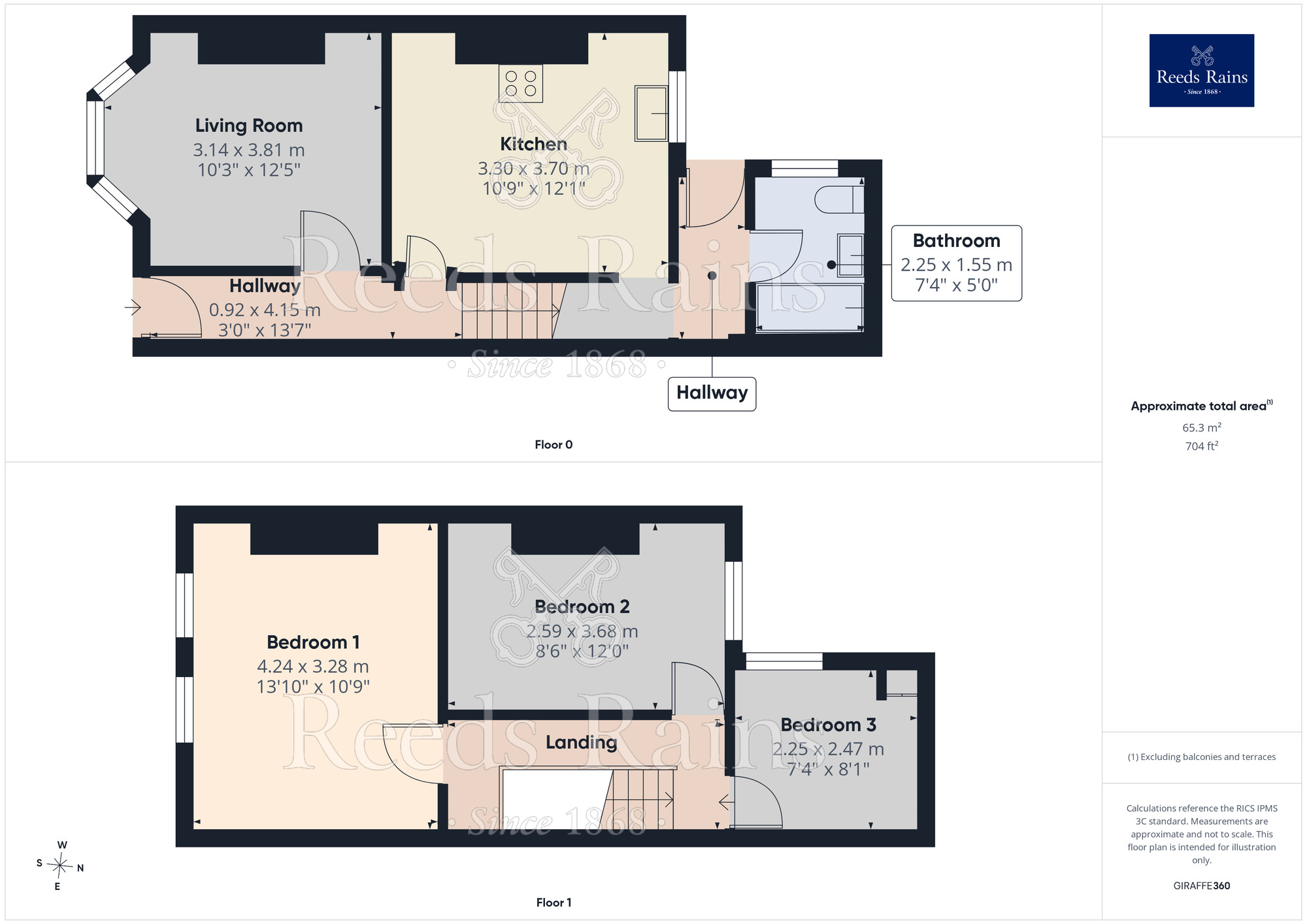 Floorplan of 3 bedroom Mid Terrace House for sale, Woodbine Street, Liverpool, Merseyside, L5