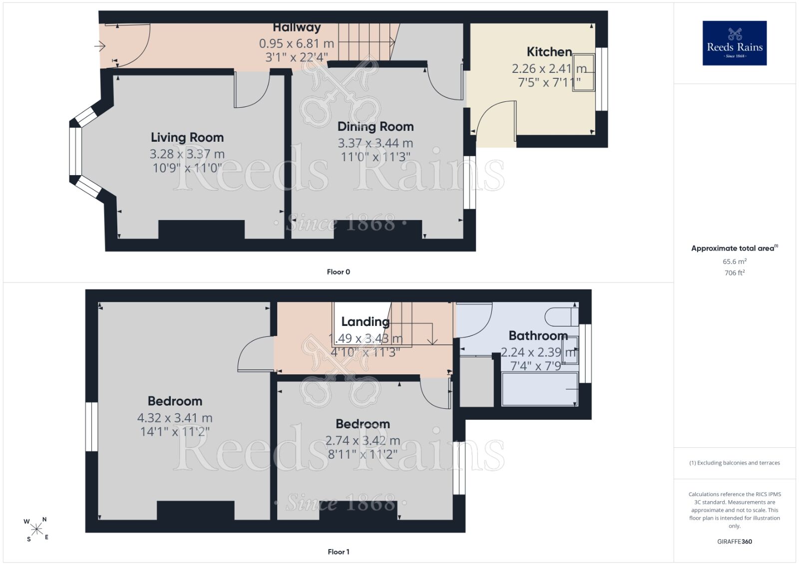 Floorplan of 2 bedroom Mid Terrace House for sale, Coniston Street, Liverpool, Merseyside, L5