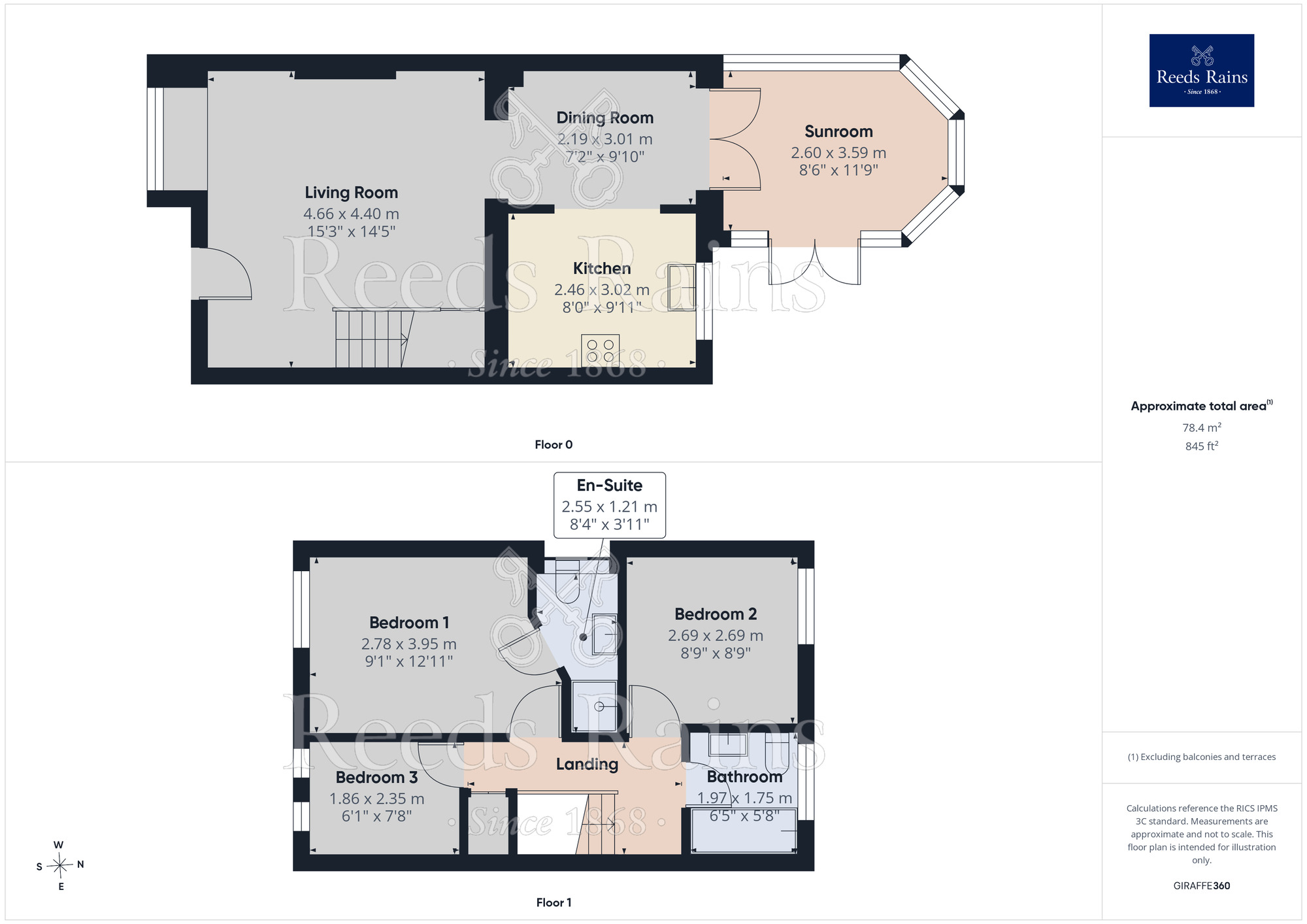 Floorplan of 3 bedroom Semi Detached House for sale, The Cedars, Liverpool, Merseyside, L12