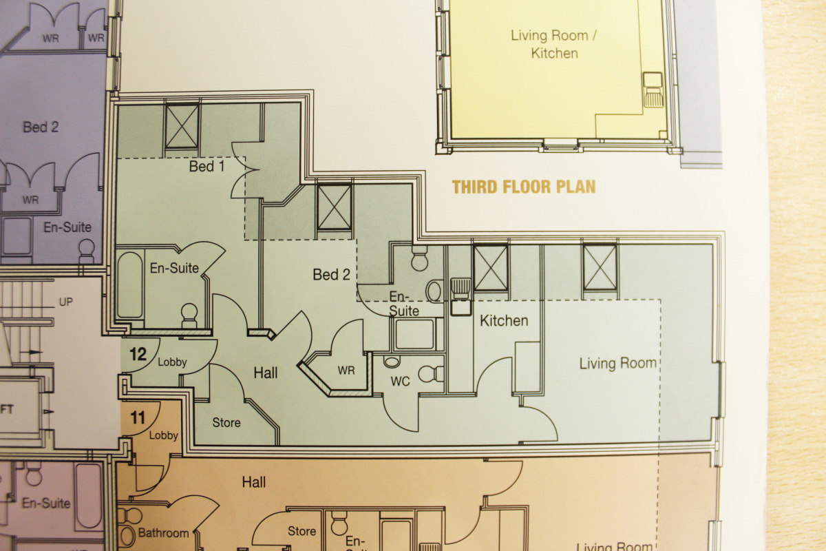 Floorplan of 2 bedroom  Flat to rent, Hunters Reach Kenilworth Ro, Leamington Spa, Warwickshire, CV32
