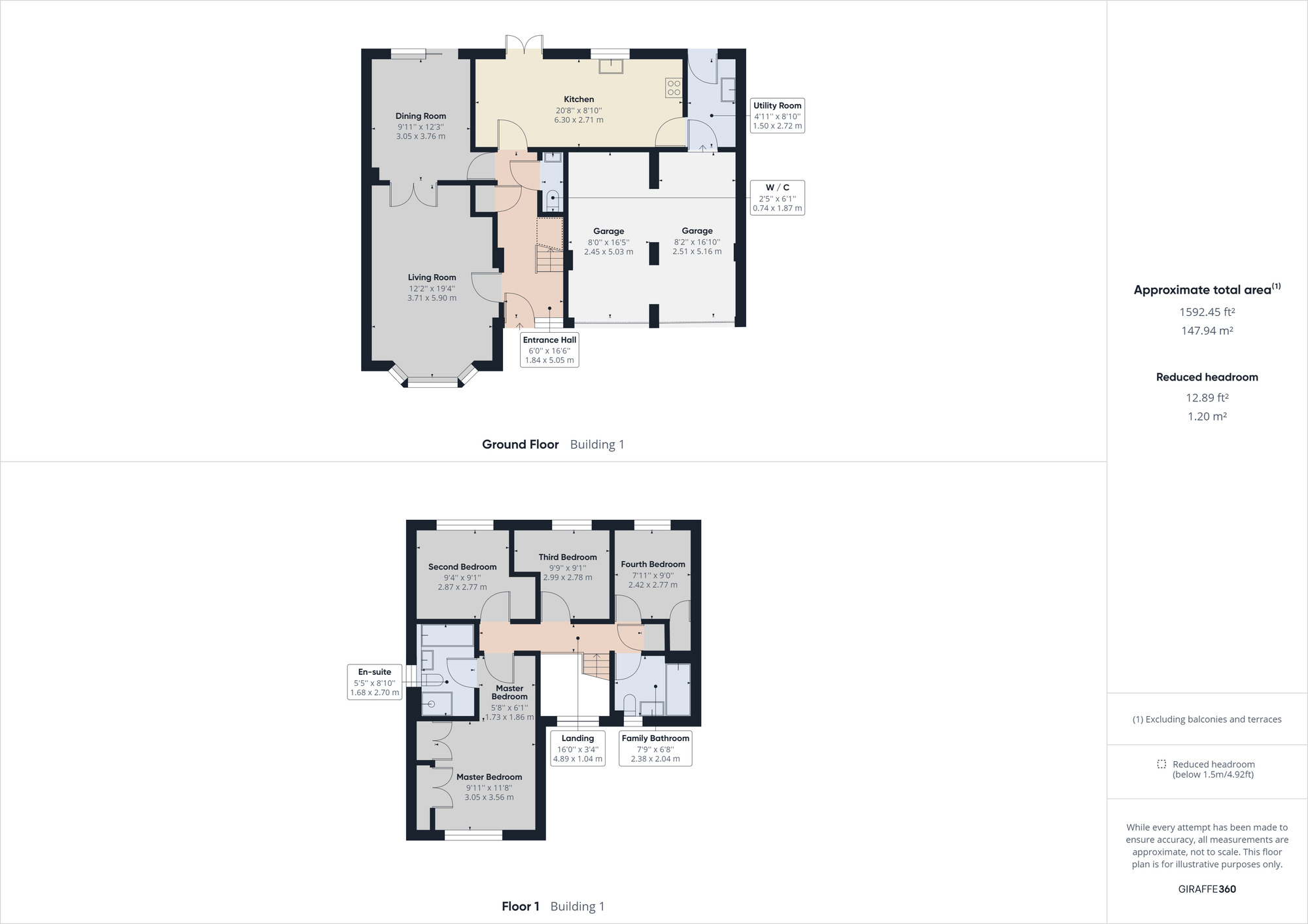 Floorplan of 4 bedroom Detached House to rent, Dale Close, Long Itchington, Southam, CV47