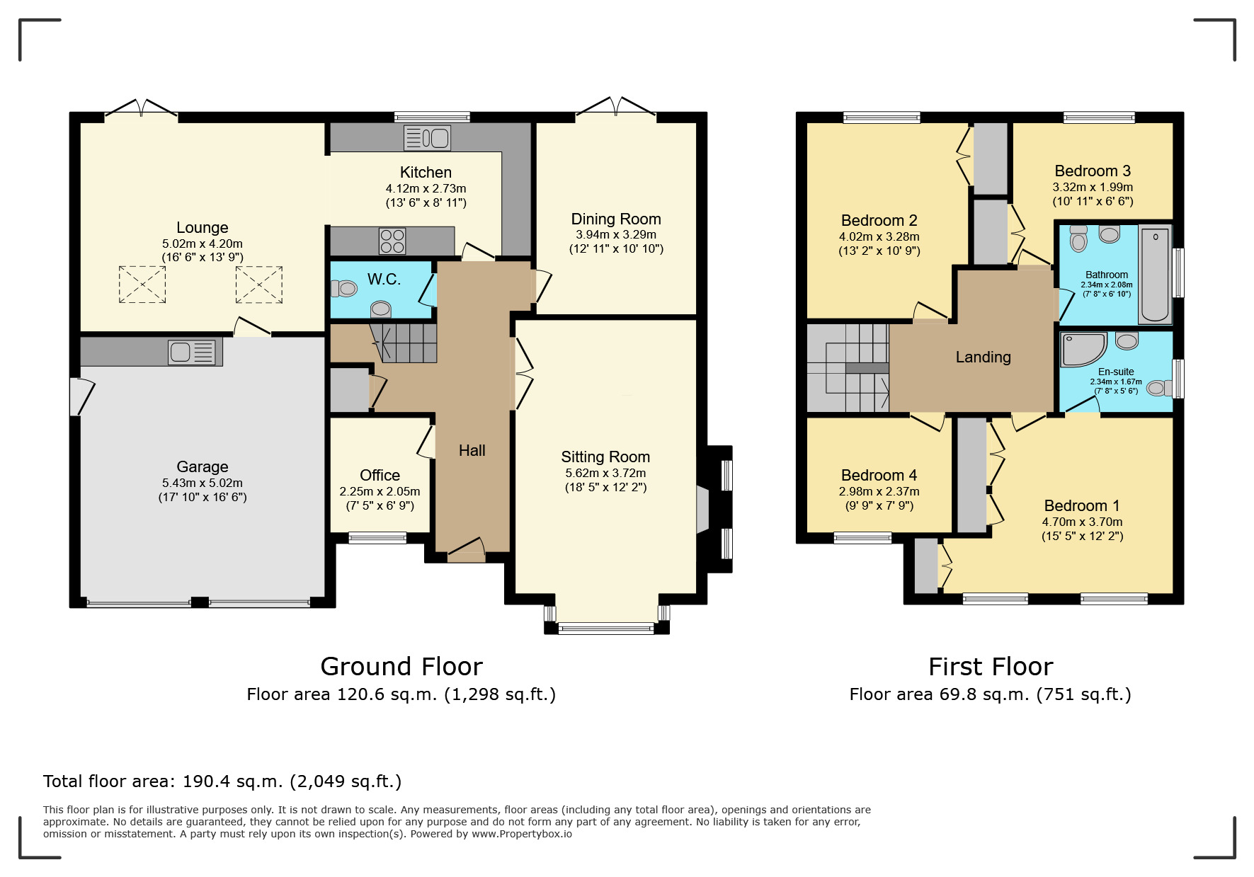 Floorplan of 4 bedroom Detached House for sale, Coleby Close, Coventry, West Midlands, CV4