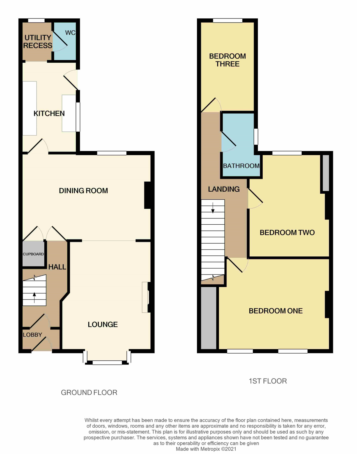 Floorplan of 3 bedroom Semi Detached House for sale, Wilkinson Street, Ellesmere Port, CH65