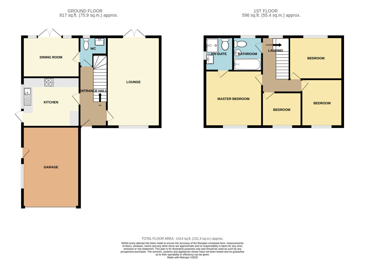 Floorplan of 4 bedroom Detached House for sale, Fairways Drive, Ellesmere Port, Cheshire West and Ches, CH66
