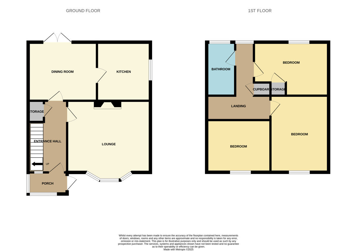 Floorplan of 3 bedroom Semi Detached House for sale, Milton Road, Ellesmere Port, Cheshire, CH65