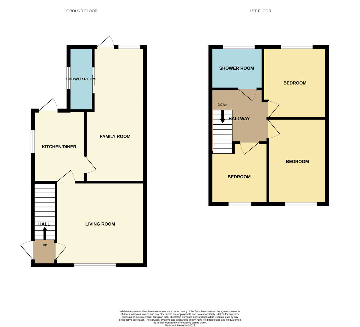 Floorplan of 3 bedroom Semi Detached House for sale, Ellerton Avenue, Little Sutton, Cheshire, CH66
