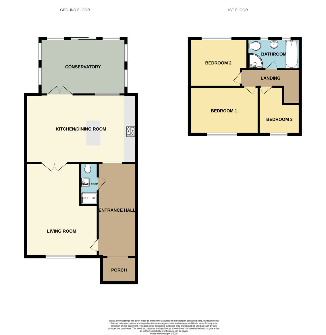 Floorplan of 3 bedroom End Terrace House for sale, Wolverham Road, Ellesmere Port, Cheshire, CH65