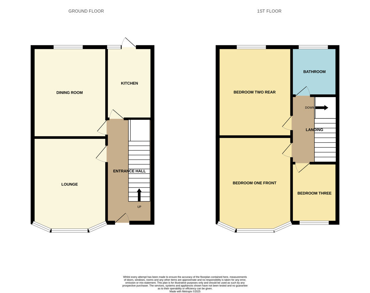 Floorplan of 3 bedroom Mid Terrace House for sale, Church Street, Ellesmere Port, CH65