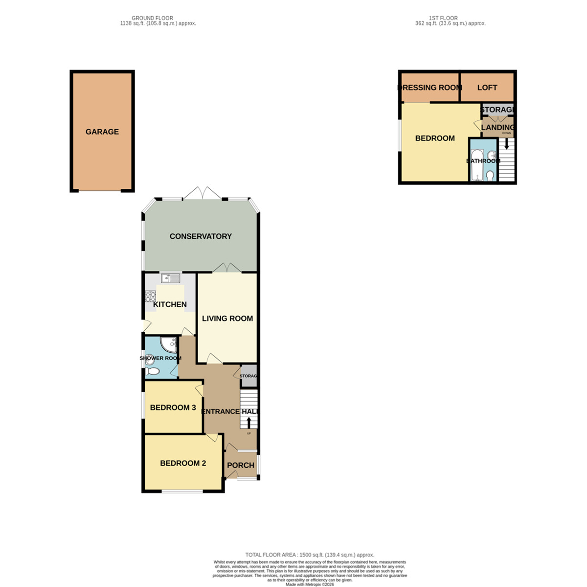 Floorplan of 3 bedroom Semi Detached House for sale, Rydal Close, Ellesmere Port, Cheshire, CH65