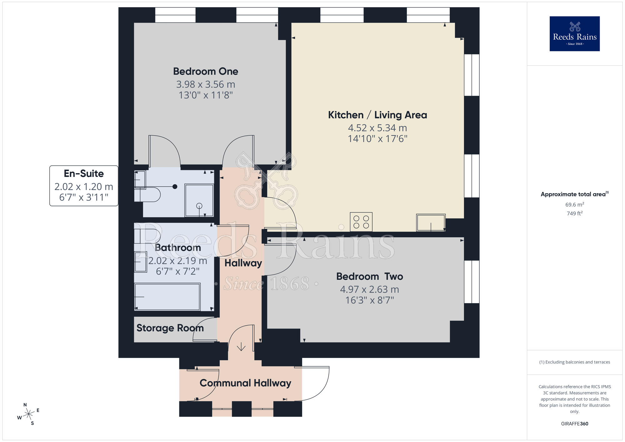 Floorplan of 2 bedroom Flat to rent, Brown Street, Cheshire, SK11