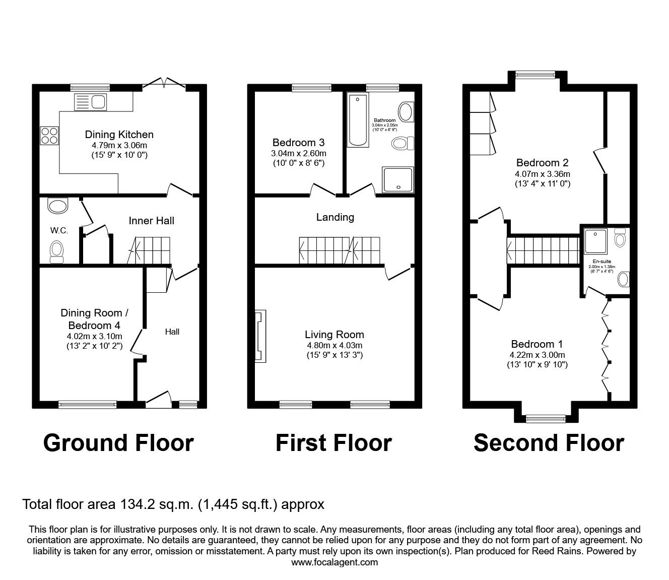 4 bedroom Mid Terrace House for sale, Buxton Road, Macclesfield, SK10