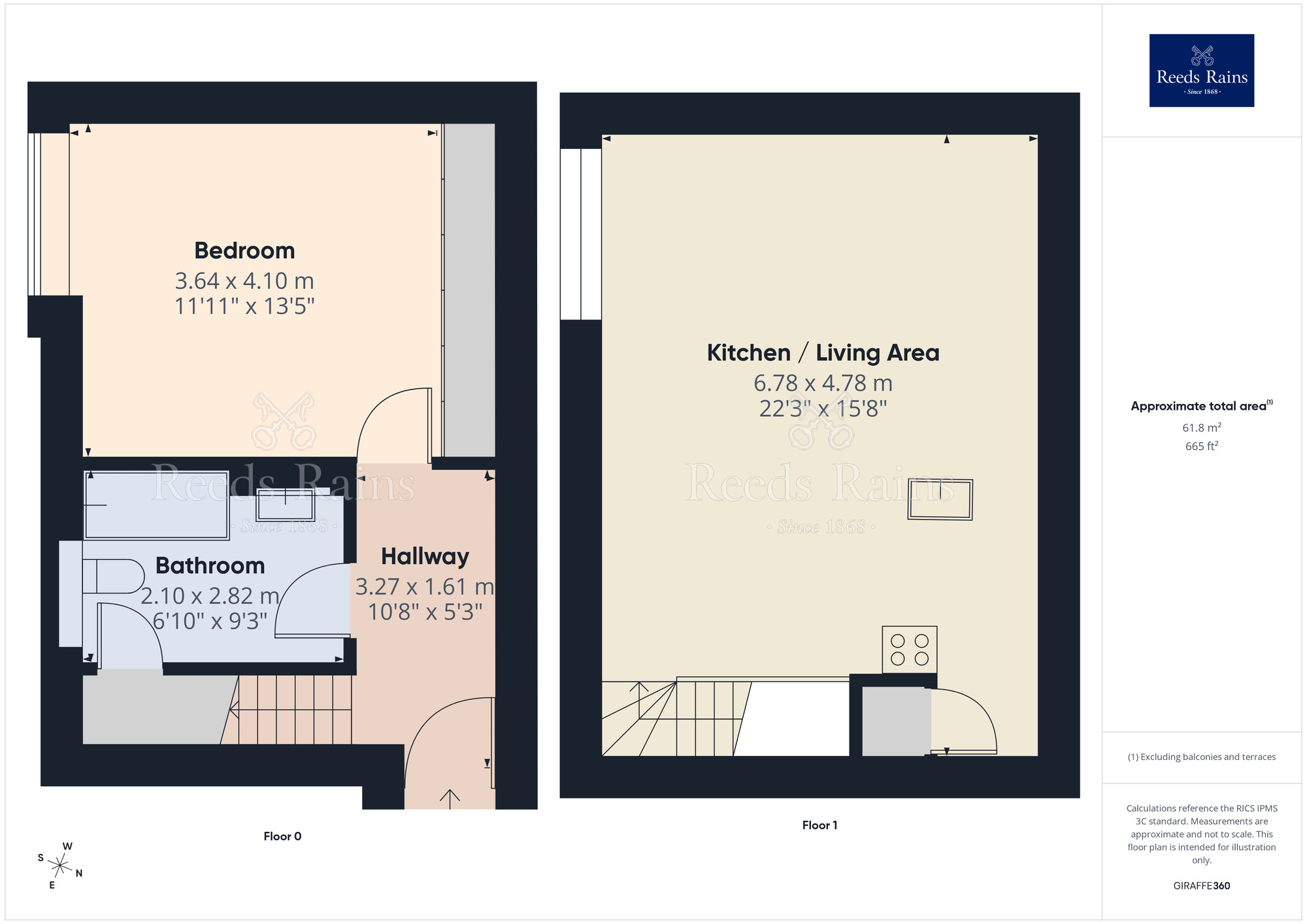 Floorplan of 1 bedroom Flat to rent, James Street, Macclesfield, Cheshire, SK11