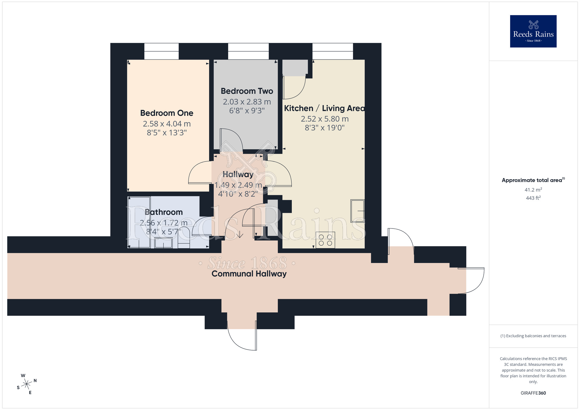 Floorplan of 2 bedroom Flat to rent, Union Road, Macclesfield, Cheshire, SK11