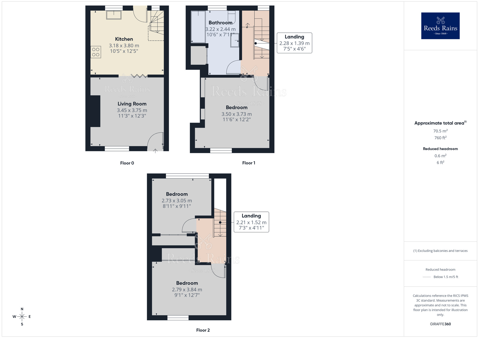 Floorplan of 3 bedroom Mid Terrace House for sale, Hope Street West, Macclesfield, Cheshire, SK10