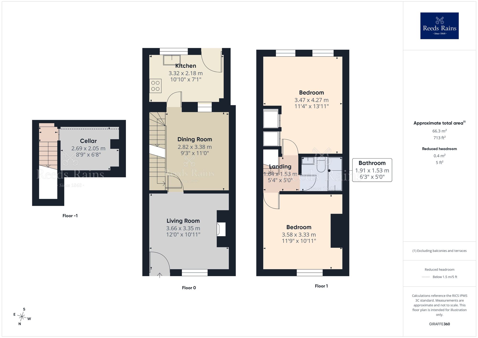 Floorplan of 2 bedroom Mid Terrace House for sale, Blackshaw Street, Macclesfield, Cheshire, SK11