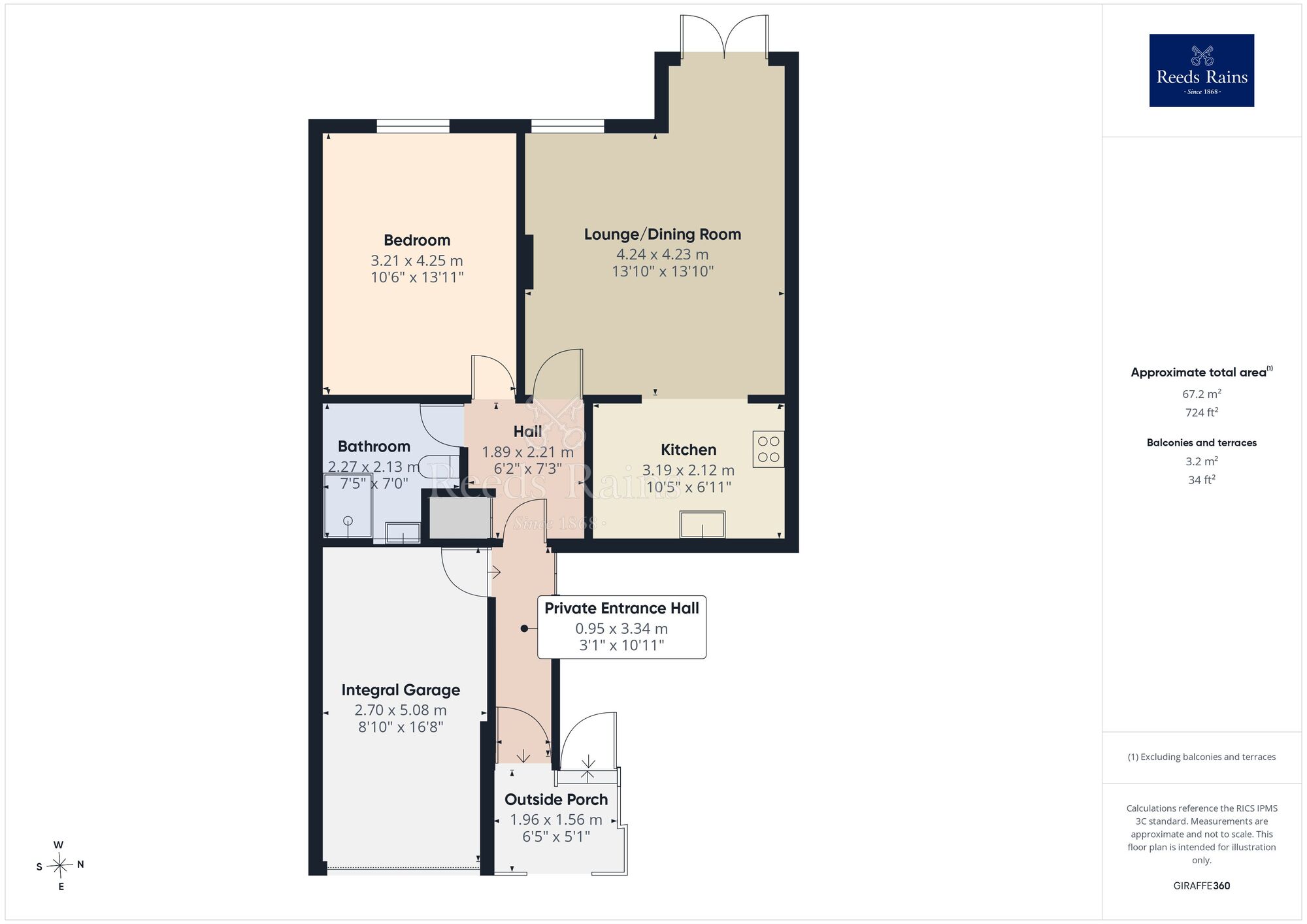 Floorplan of 1 bedroom House for sale, Arbour Mews, Tytherington, Cheshire, SK10