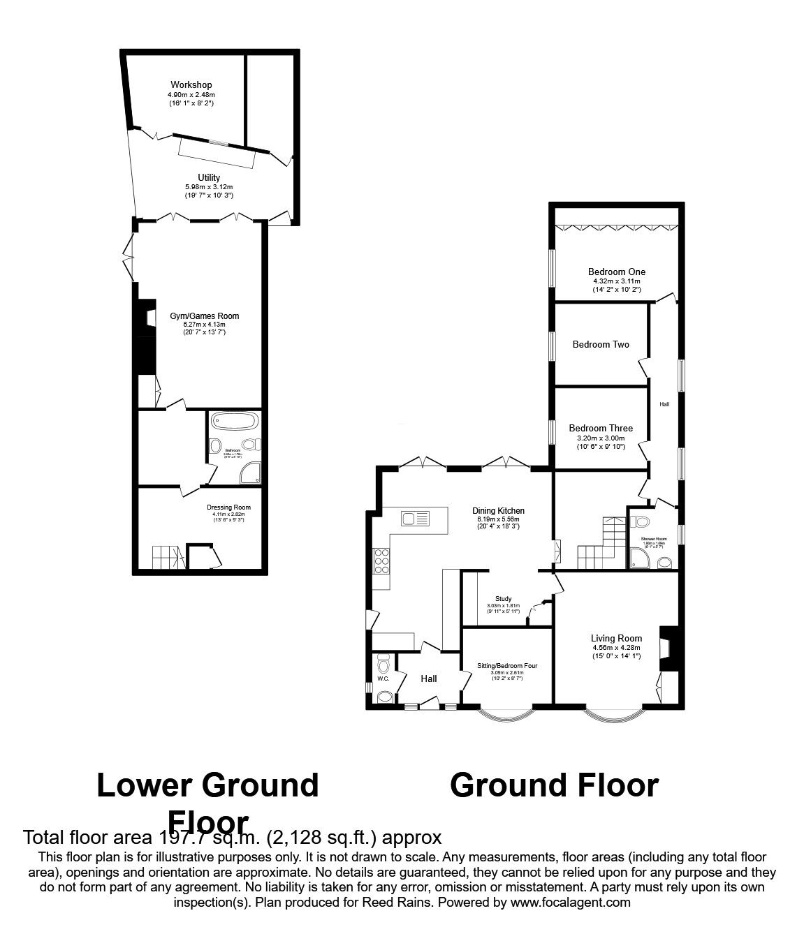 Floorplan of 4 bedroom Detached House for sale, Roewood Lane, Macclesfield, Cheshire, SK10