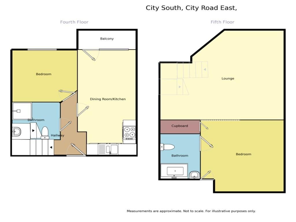Floorplan of 2 bedroom Flat to rent, City Road East, Manchester, Greater Manchester, M15