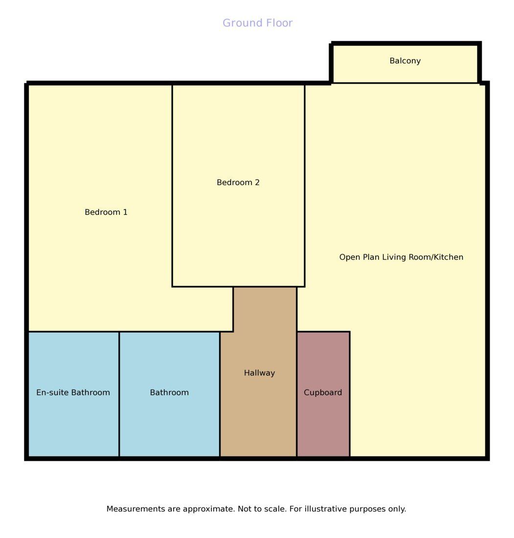 Floorplan of 2 bedroom  Flat to rent, New Century Park, Manchester, Greater Manchester, M4