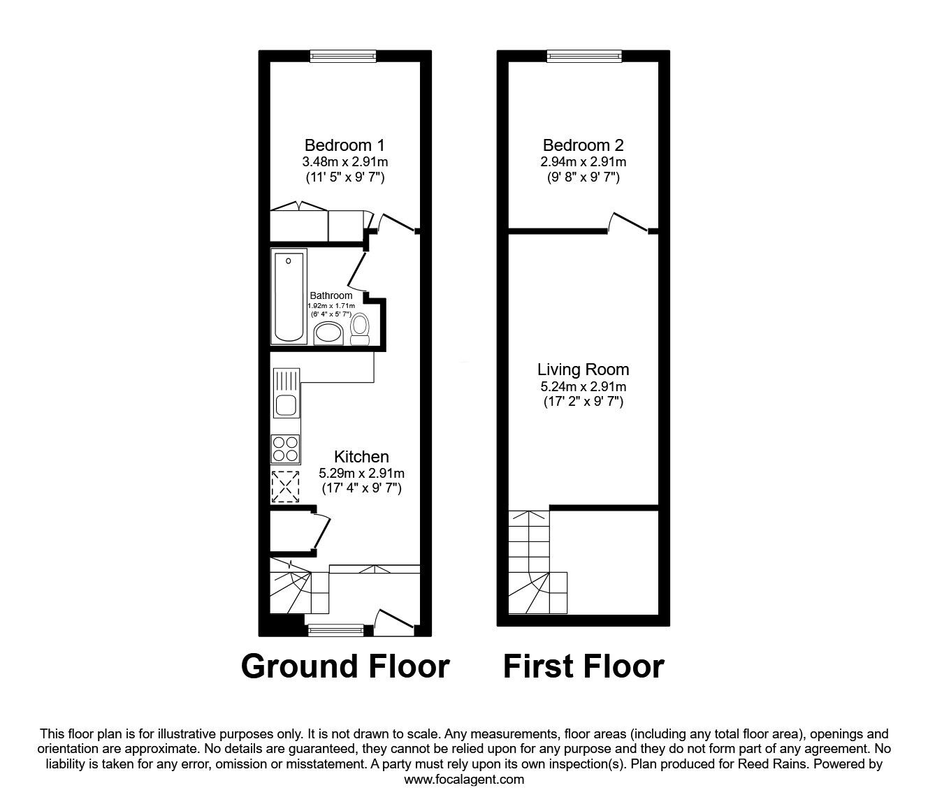 Floorplan of 2 bedroom  Flat to rent, Newton Street, Manchester, M1