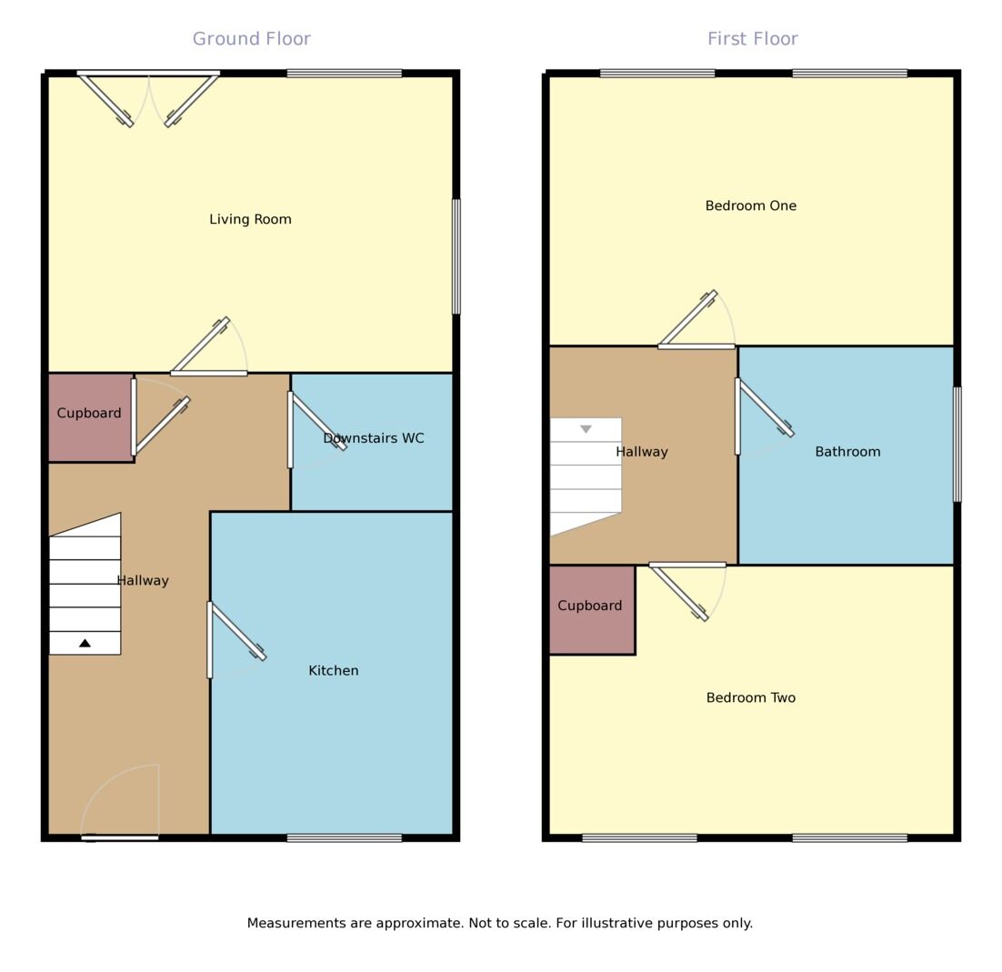 Floorplan of 2 bedroom Semi Detached House to rent, Falls Green Avenue, Manchester, M40
