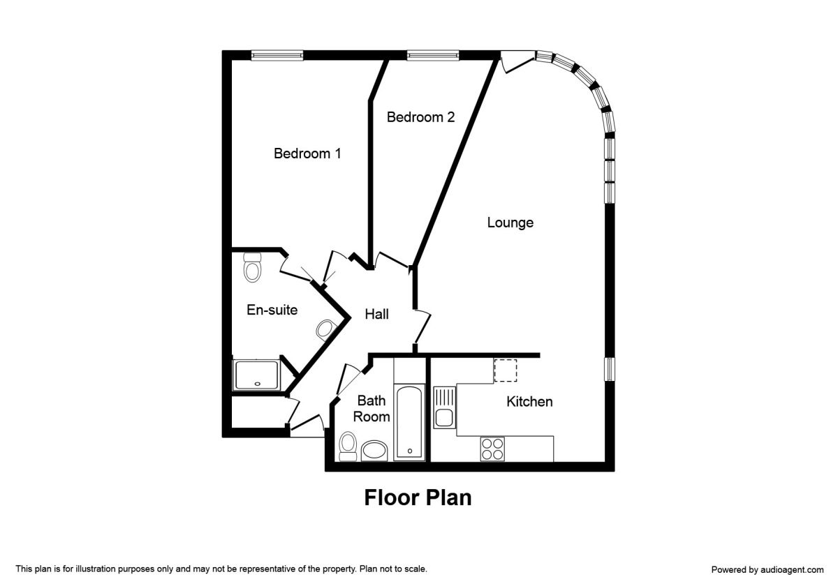 Floorplan of 2 bedroom Flat to rent, 35 Little Peter Street, Manchester, M15