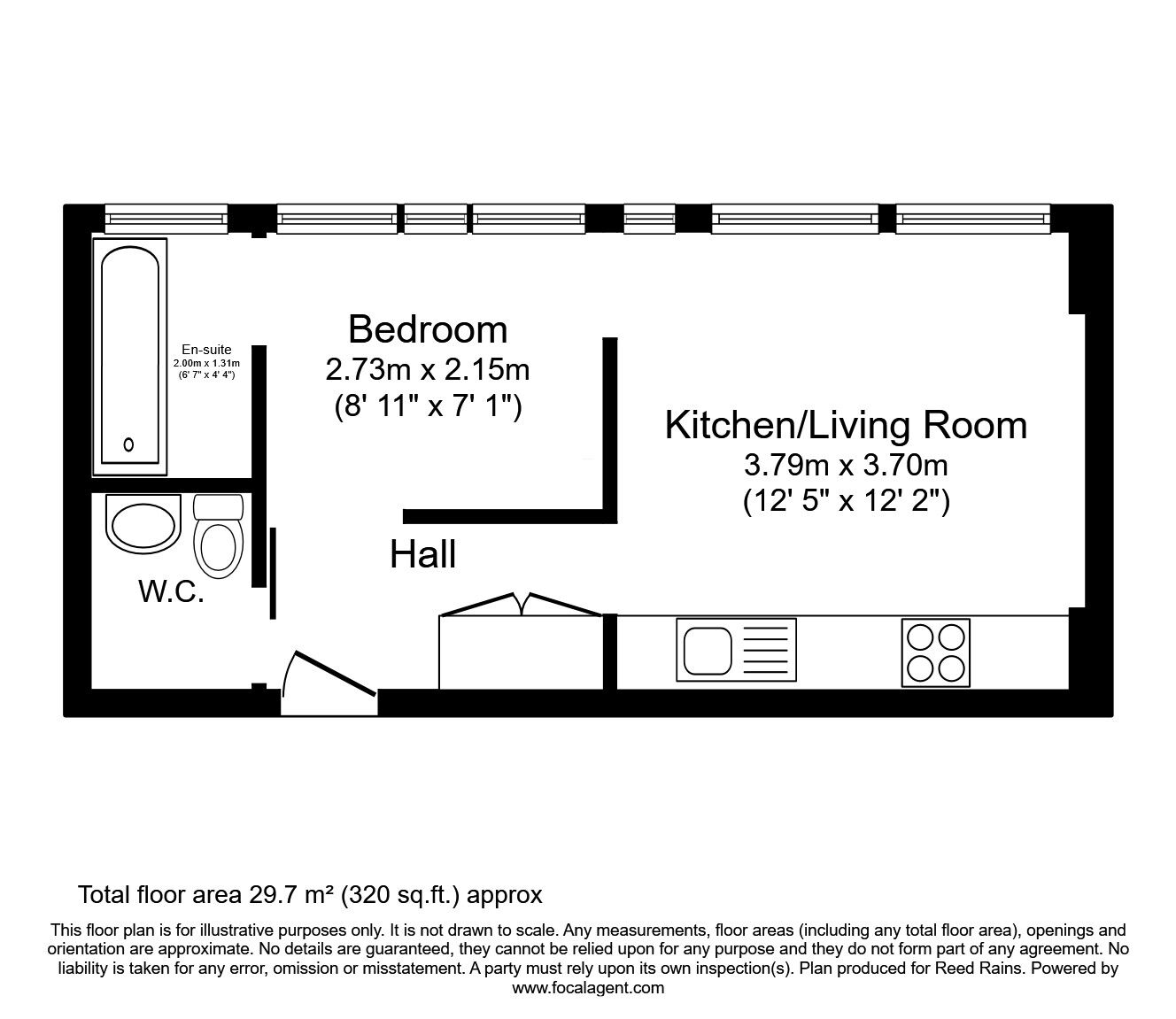 Floorplan of  Flat to rent, Deansgate, Manchester, M3