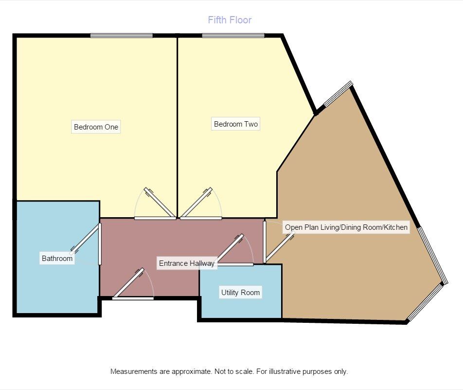 Floorplan of 2 bedroom  Flat to rent, Water Street, Manchester, M3
