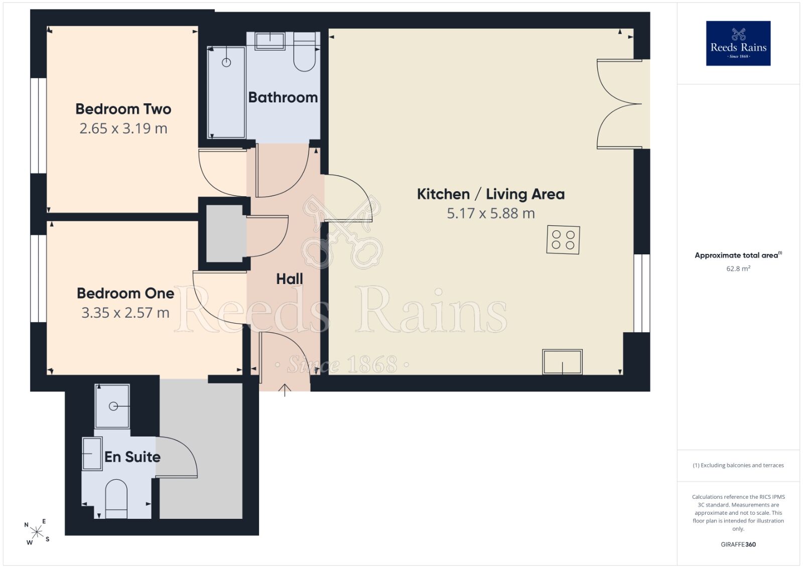 Floorplan of 2 bedroom Flat to rent, Stretford Road, Manchester, Greater Manchester, M15