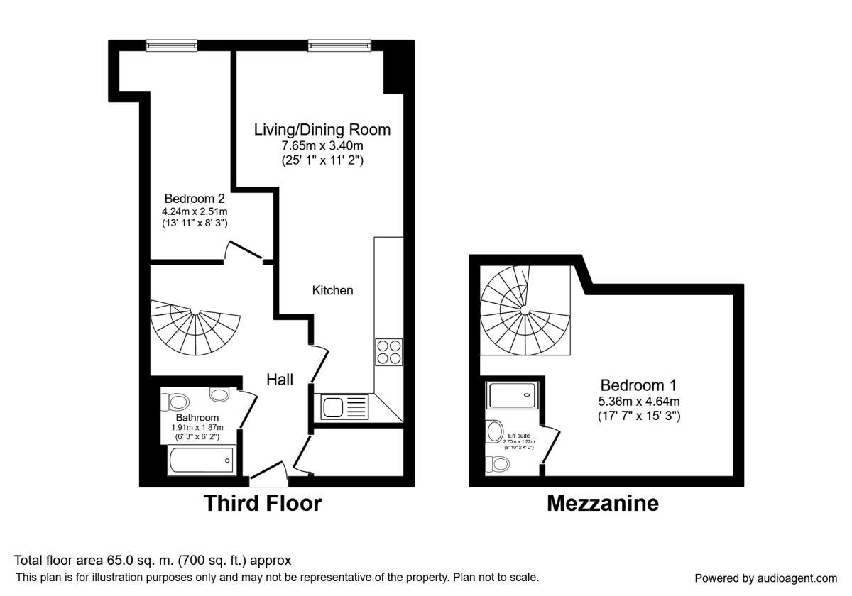 Floorplan of 2 bedroom Flat to rent, Blantyre Street, Manchester, M15