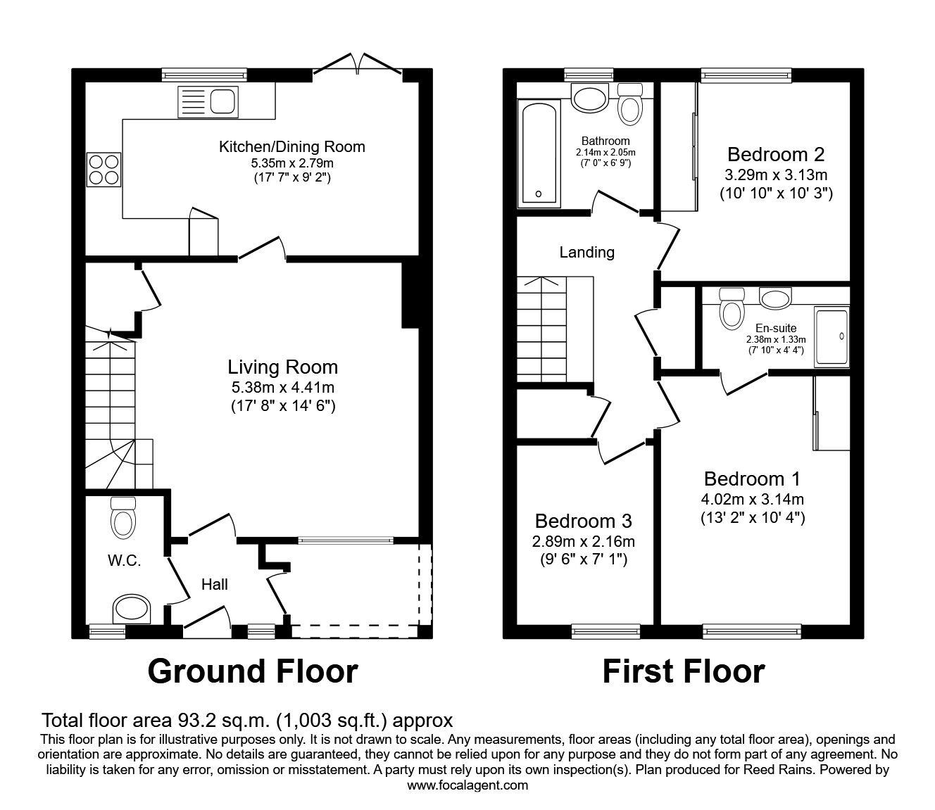 Floorplan of 3 bedroom Semi Detached House to rent, Blackrock Street, Manchester, M11