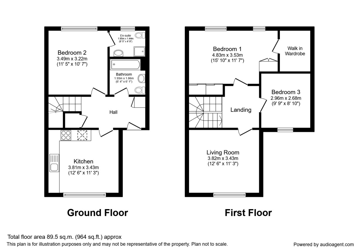 Floorplan of 3 bedroom  Flat to rent, The Sorting House, 83 Newton Street, Greater Manchester, M1