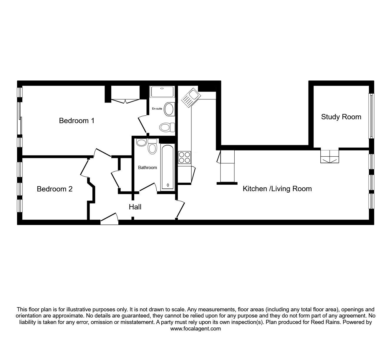 Floorplan of 2 bedroom  Flat to rent, Dale Street, Manchester, Greater Manchester, M1