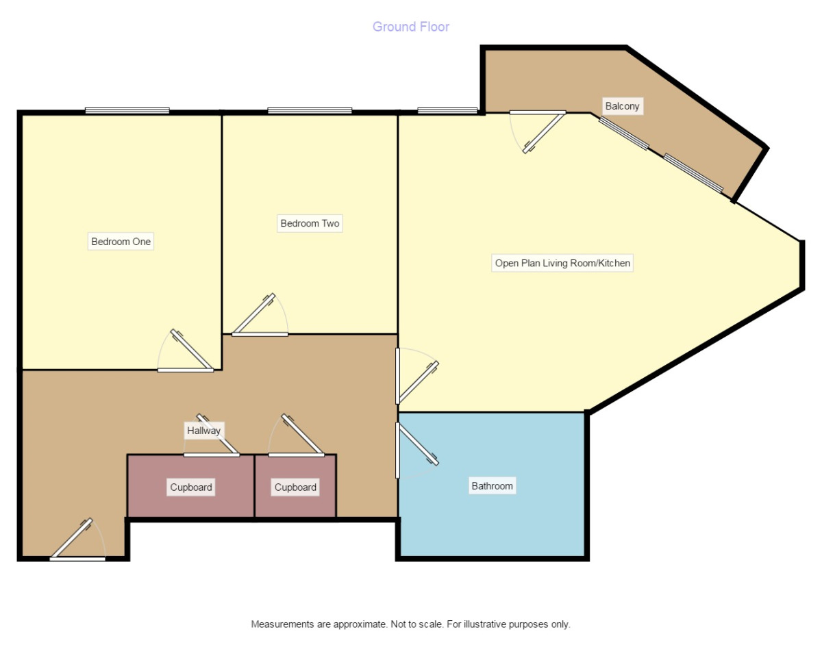 Floorplan of 2 bedroom  Flat to rent, Blantyre Street, Manchester, Greater Manchester, M15
