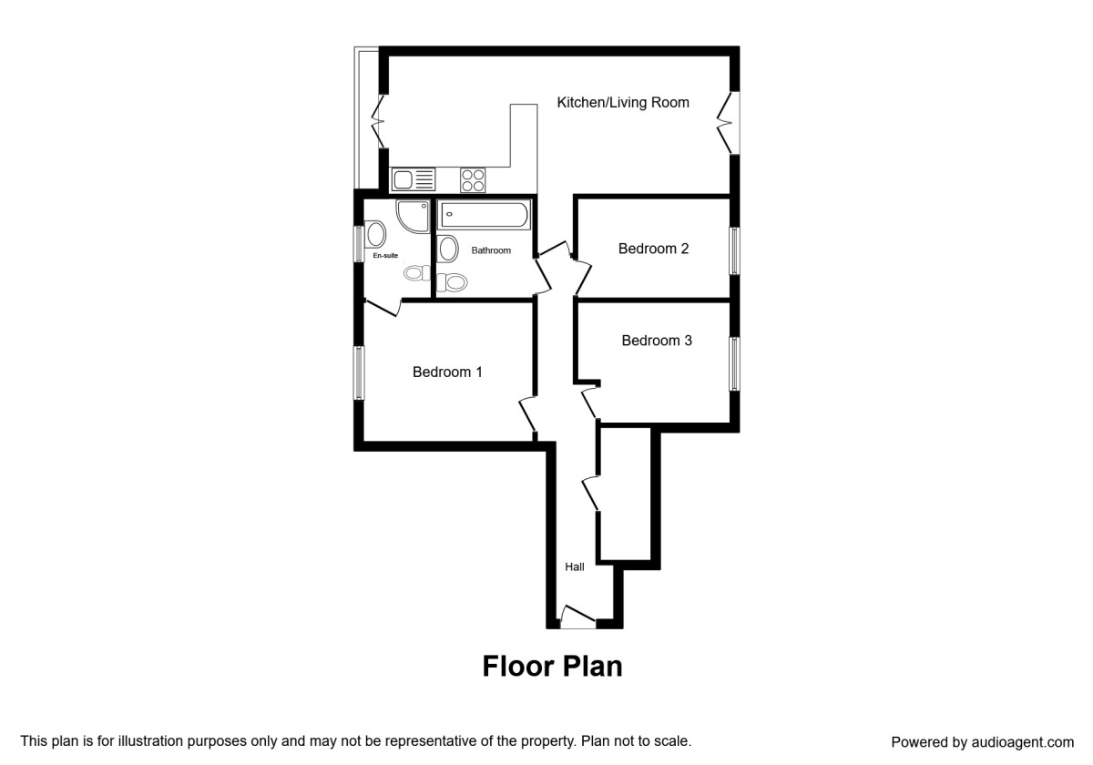 Floorplan of 3 bedroom  Flat for sale, Quantum, 6 Chapeltown Street, Greater Manchester, M1