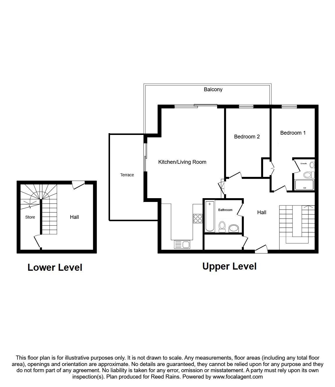 Floorplan of 2 bedroom  Flat for sale, Chester Road, Manchester, M15