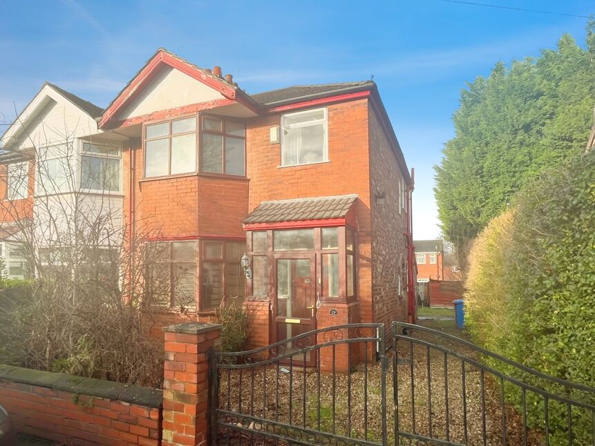 3 bedroom Semi Detached House for sale, Wilton Avenue, Manchester, M16 £299,950