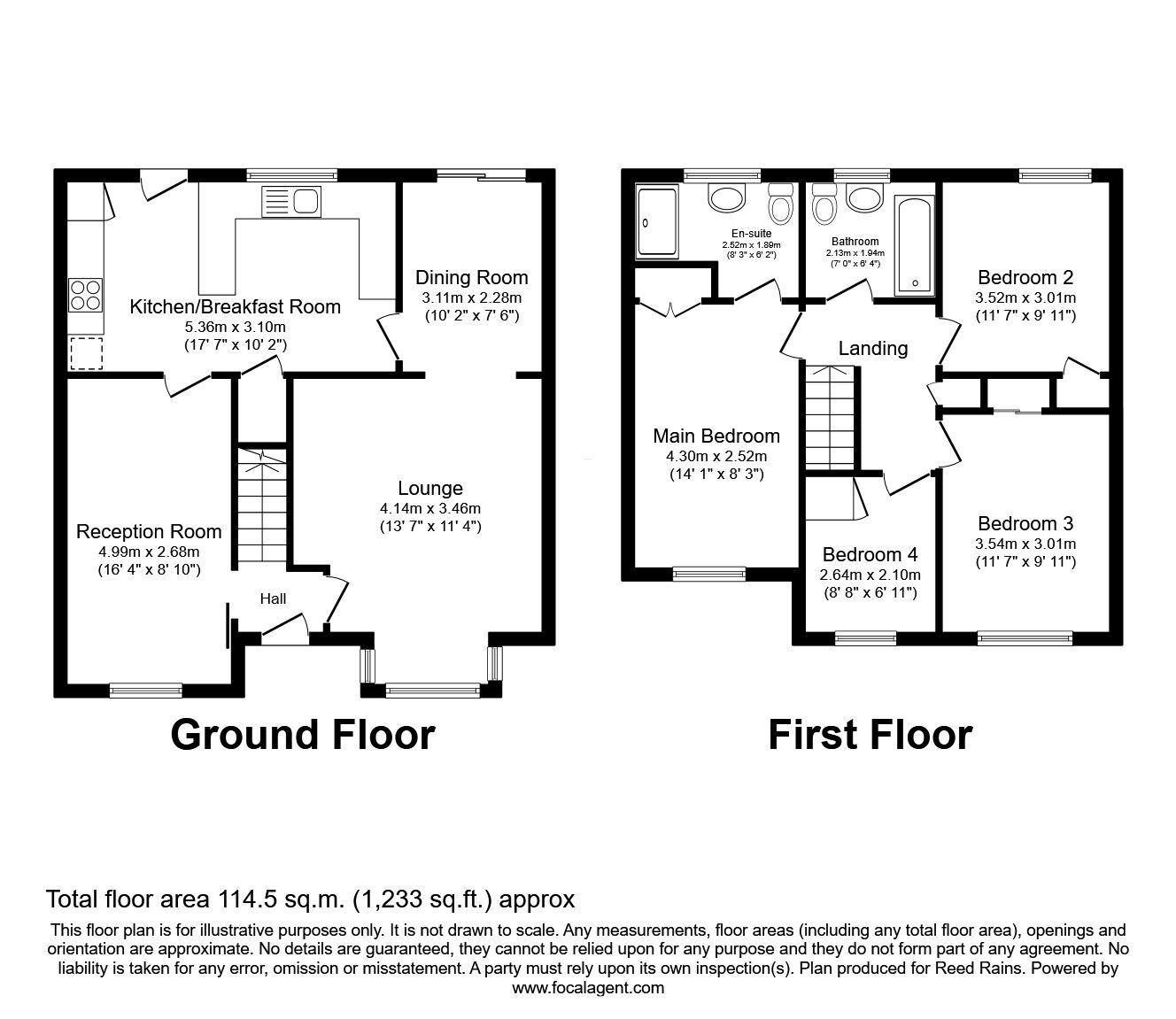 Floorplan of 4 bedroom Detached House to rent, St. Josephs Avenue, Whitefield, Greater Manchester, M45