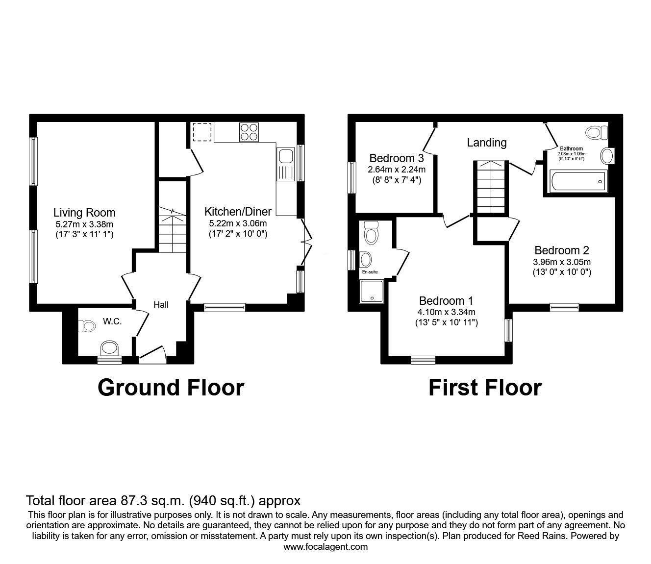 Floorplan of 3 bedroom Detached House to rent, Garforth Avenue, Manchester, Greater Manchester, M4
