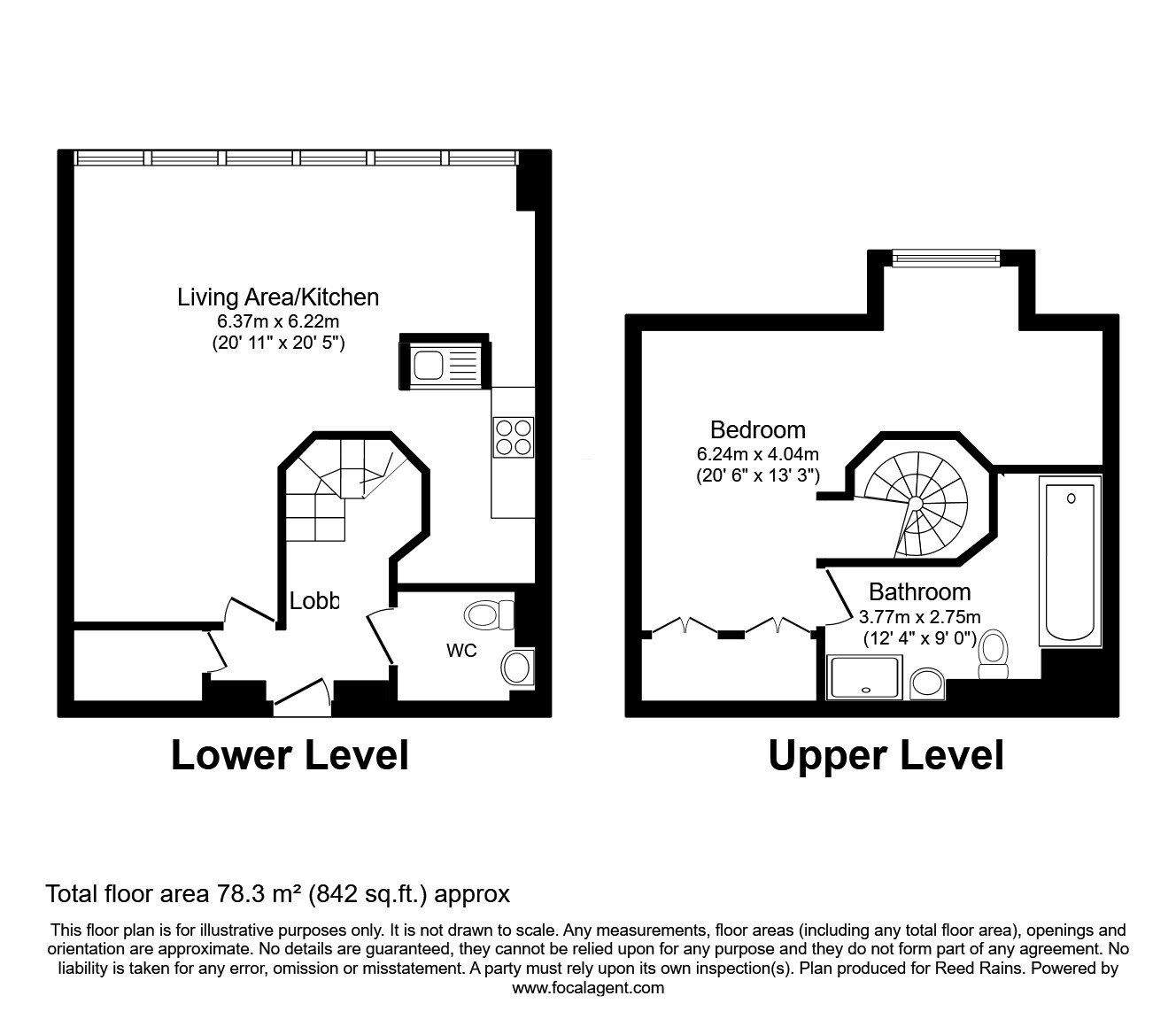 Floorplan of 1 bedroom  Flat for sale, Whitworth Street West, Manchester, M1