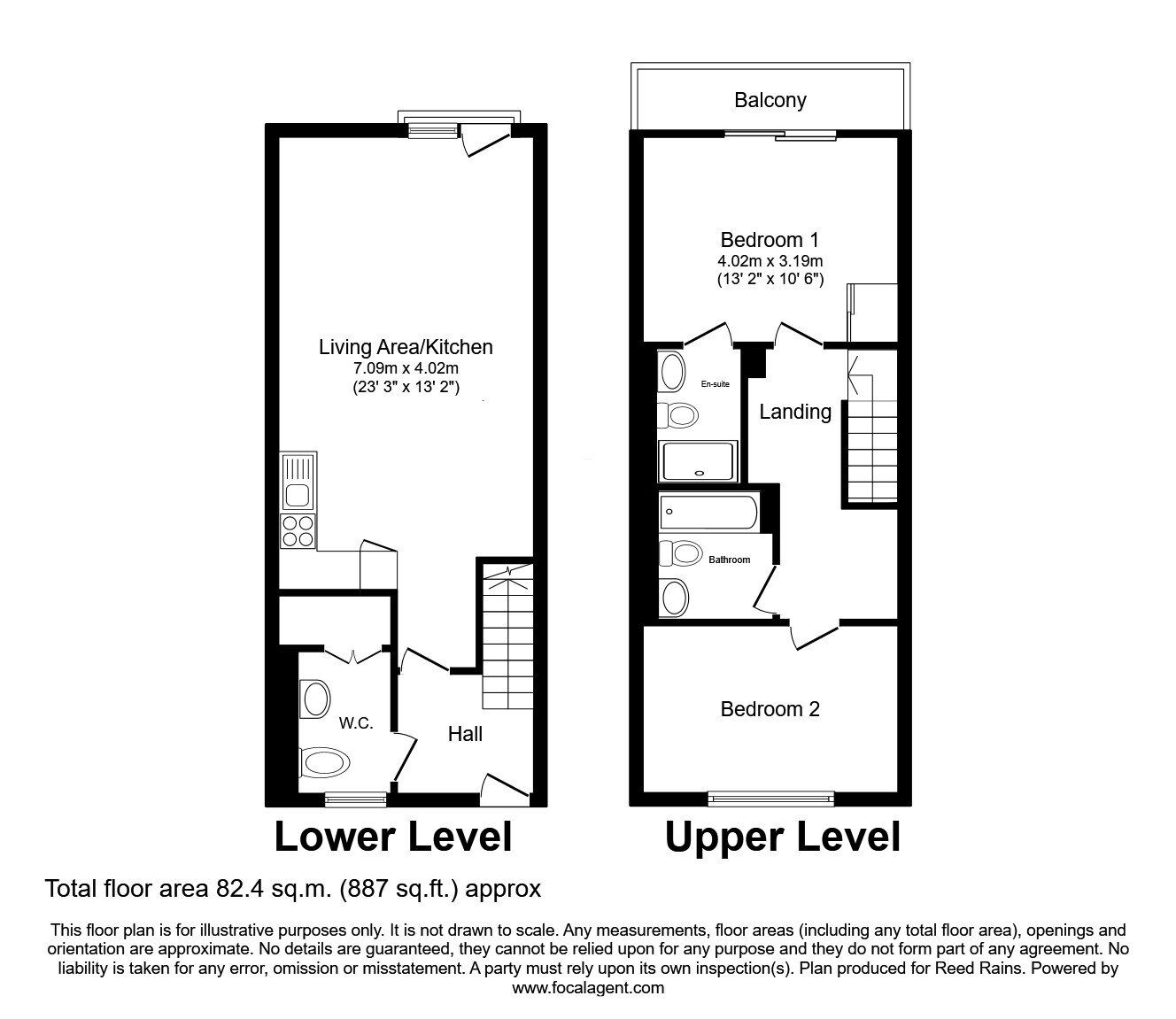 Floorplan of 2 bedroom  Flat for sale, Lockgate Mews, Manchester, M4